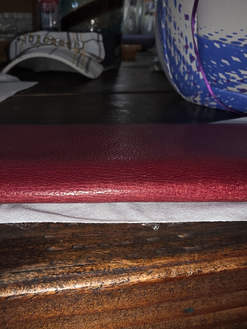 Dior Red Leather Clutch Wallet with Gold Hardware - Picture 5 of 12